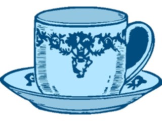 Sticker Custom Preview Image #026449 Antique Style Household Cup Saucer1