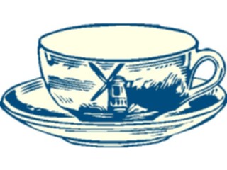 Sticker Custom Preview Image #026450 Antique Style Household Cup Saucer2