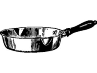 Sticker Custom Preview Image #026457 Antique Style Household Frying Pan