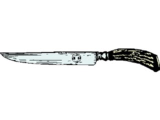 Sticker Custom Preview Image #026471 Antique Style Household Knife