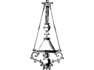 Sticker Custom Preview Image #026476 Antique Style Household Lamp Hanging1