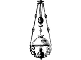 Sticker Custom Preview Image #026477 Antique Style Household Lamp Hanging2