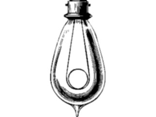 Sticker Custom Preview Image #026484 Antique Style Household Lightbulb1