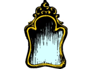 Sticker Custom Preview Image #026487 Antique Style Household Mirror1
