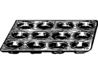 Sticker Custom Preview Image #026491 Antique Style Household Muffin Tin3