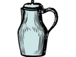 Sticker Custom Preview Image #026498 Antique Style Household Pitcher