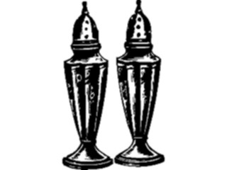 Sticker Custom Preview Image #026507 Antique Style Household Salt Pepper Shakers2