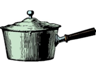 Sticker Custom Preview Image #026508 Antique Style Household Saucepan1