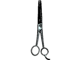 Sticker Custom Preview Image #026513 Antique Style Household Scissors2