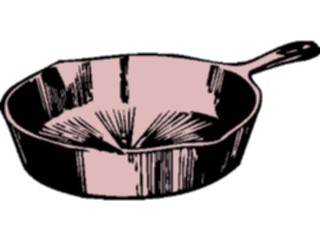 Sticker Custom Preview Image #026519 Antique Style Household Skillet