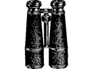 Sticker Custom Preview Image #026561 Antique Style Miscellaneous Binoculars2