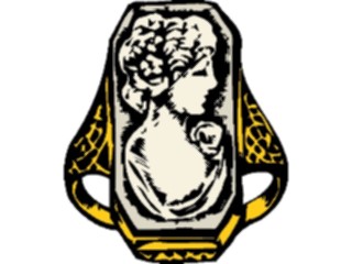 Sticker Custom Preview Image #026596 Antique Style Miscellaneous Ring Cameo