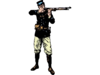 Sticker Custom Preview Image #026750 Antique Style People General Soldier3