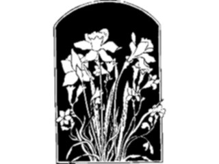 Sticker Custom Preview Image #026904 Antique Style Plants Flowers Flowers2