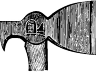 Sticker Custom Preview Image #026929 Antique Style Tools Hardware Axe2