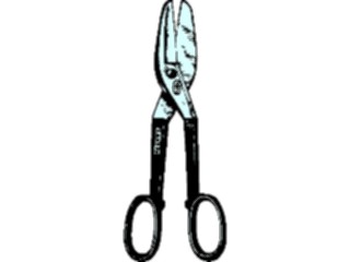 Sticker Custom Preview Image #026970 Antique Style Tools Hardware Tin Snips