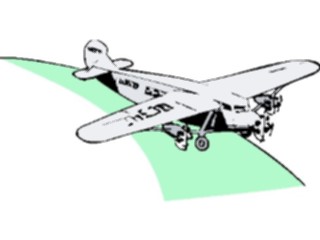 Sticker Custom Preview Image #027015 Antique Style Travel Leisure Airplane