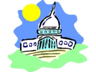 Sticker Custom Preview Image #027076 Architecture Landmarks United States Capitol3