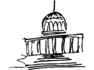 Sticker Custom Preview Image #027077 Architecture Landmarks United States Capitol4