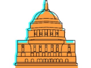 Sticker Custom Preview Image #027082 Architecture Landmarks United States Capitol9