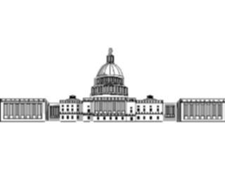 Sticker Custom Preview Image #027083 Architecture Landmarks United States Capitol Building