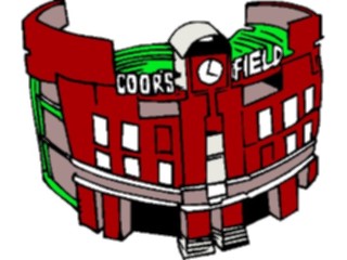 Sticker Custom Preview Image #027091 Architecture Landmarks United States Coors Field