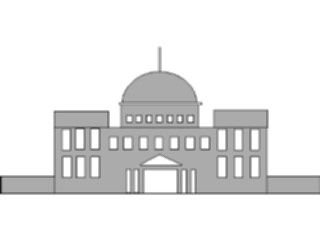 Sticker Custom Preview Image #027092 Architecture Landmarks United States Courthouse