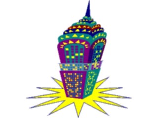 Sticker Custom Preview Image #027102 Architecture Landmarks United States Empire State Building4