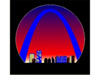 Sticker Custom Preview Image #027109 Architecture Landmarks United States Gateway Arch4