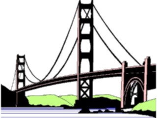 Sticker Custom Preview Image #027115 Architecture Landmarks United States Golden Gate Bridge1