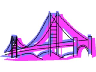 Sticker Custom Preview Image #027121 Architecture Landmarks United States Golden Gate Bridge7