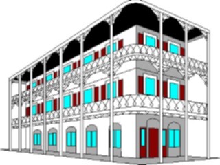 Sticker Custom Preview Image #027168 Architecture Landmarks United States New Orleans2