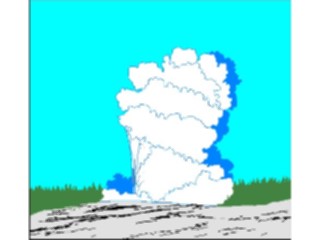 Sticker Custom Preview Image #027179 Architecture Landmarks United States Old Faithful1