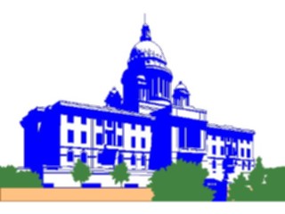 Sticker Custom Preview Image #027185 Architecture Landmarks United States Rhode Island Capitol