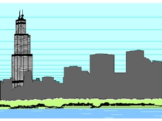 Sticker Custom Preview Image #027191 Architecture Landmarks United States Sears Tower