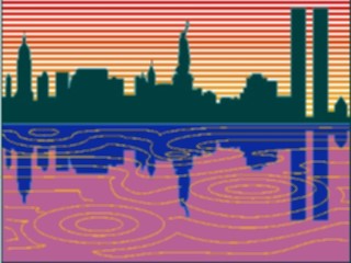 Sticker Custom Preview Image #027201 Architecture Landmarks United States Skyline08