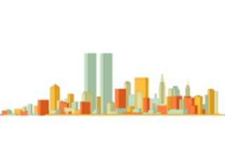 Sticker Custom Preview Image #027202 Architecture Landmarks United States Skyline09