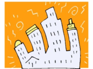 Sticker Custom Preview Image #027205 Architecture Landmarks United States Skyline12