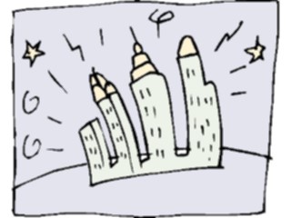 Sticker Custom Preview Image #027207 Architecture Landmarks United States Skyline14