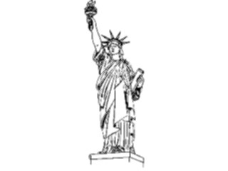 Sticker Custom Preview Image #027223 Architecture Landmarks United States Statueof Liberty01