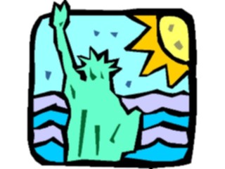 Sticker Custom Preview Image #027234 Architecture Landmarks United States Statueof Liberty12