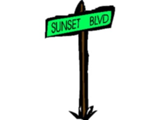 Sticker Custom Preview Image #027242 Architecture Landmarks United States Sunset Boulevard