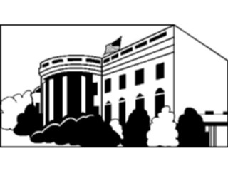 Sticker Custom Preview Image #027252 Architecture Landmarks United States White House1