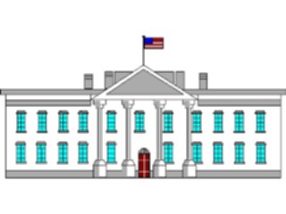 Sticker Custom Preview Image #027253 Architecture Landmarks United States White House2