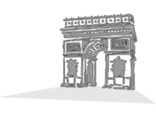 Sticker Custom Preview Image #027270 Architecture Landmarks World General Arcde Triomphe1