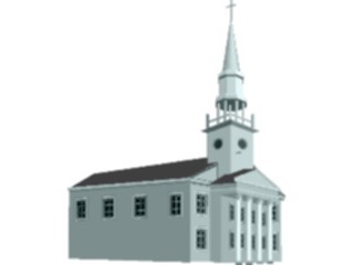 Sticker Custom Preview Image #027408 Architecture Landmarks World General Church New England