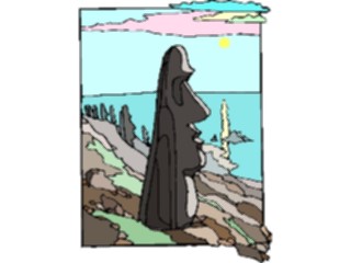 Sticker Custom Preview Image #027530 Architecture Landmarks World General Easter Island3