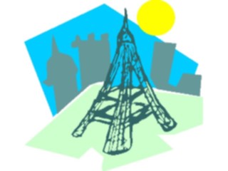 Sticker Custom Preview Image #027536 Architecture Landmarks World General Eiffel Tower06