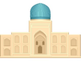 Sticker Custom Preview Image #027574 Architecture Landmarks World General Gur Emir Mausolem