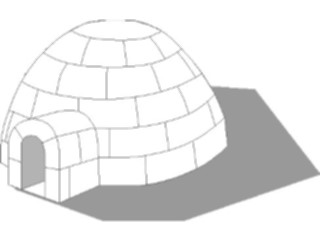 Sticker Custom Preview Image #027586 Architecture Landmarks World General Igloo01